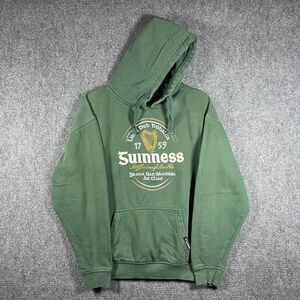 Guinness Ireland Pullover Hoodie Green Mens Size Large #1461